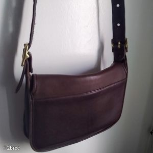 Coach Brown Leather Crossbody Purse